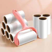 Combo 10 Lõi Lăn Bụi Tặng 1 Cây Lăn Bụi Làm Sạch Quần Áo, Ga Giường, Sofa Dài 10cm KDN1511