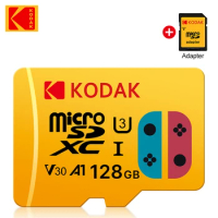 100% Kodak Game Micro SD Card 256GB Memory Cards 256GB High Speed U3 V30 UHS-I 256GB Class 10 cartao de memoria For Phone