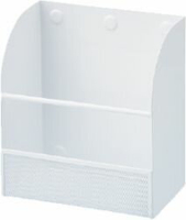 LIHIT LAB. 白色可磁吸鐵製置物盒-M(A-7451-0)