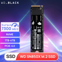 Western Digital SN850X 1TB 2TB 4TB WD_BLACK M.2 2280 NVMe PCIe Gen 4.0x4 SSD Solid State Drives for