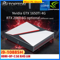 KingNovy Gamer Mini PC Nvidia RTX 2060 6G Intel i9 10885H i7 10870H DDR4 NVMe SSD Desktop Windows 11 Computer NUC 4K UHD DP WiFi