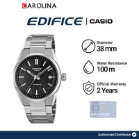 Jam Tangan Pria Casio Edifice EFK-110D-1A Automatic Black Dial Stainless Steel Strap