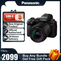 Panasonic LUMIX S5 Mark II Full Frame Digital Mirrorless Camera 24.2 Megapixel 6K 30P Video Capture New Phase Hybrid Focus S5M2