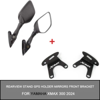 For Yamaha XMAX 300 X-MAX 300 2024 Scooter Rearview Mirrors Forward Moving Rear View Holder Bracket Mirror Side Mirror Holder Br