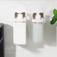 Waterproof Reusable Self Adhesive Shower Gel for Bathroom Hanger Bottle Rack Shampoo Holder Wall Hooks