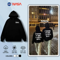 🐱free ship🐱Áo hoodie nam nữ LOVER BOY LOVER GIRL cotton cao cấp dày dặn mặc cùng người yêu thu đông 