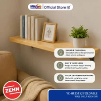 Rak Dinding Shelving Penyimpanan Zehn YC-HF25152 80 Cm Wood