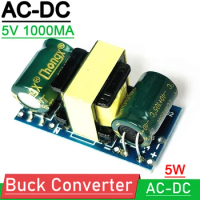5W AC-DC Buck Converter 110V 220V TO 5V 1000mA Isolated Switching Power Supply Voltage regulated Module