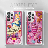 Cheshire Cat Alice in Wonderland Phone Case for Samsung Galaxy A50 A31 A30 A03 A02 A71 A04 A03 Core A21s A03s A10s TPU Cover