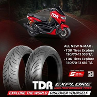paket ban depan belakang TDR explore all new n-max n-max 140/70 120/70