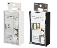 日本【INOMATA】 掀蓋式磁吸小物收納盒 (黑/白)