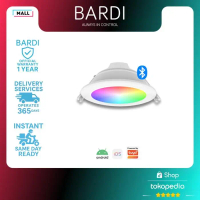 Bardi Smart Beacon Panel Downlight 8W Rgbww Bluetooth Lampu Terlaris