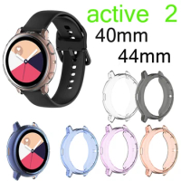 Case for Galaxy watch active 2 40mm active 2 44mm screen protector case silicone Ultra-thin un-Full coverage bumper Accessories