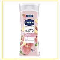 VASELINE 凡士林桃子香身體乳 HEALTHY BRIGHT SUPERFOOD FRESHLOCK 100% PEACH ESSENCE & VITAMIN E BODY LOTION 100