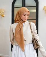 Heaven Lights - Voal Plain - Hijab Voal Polos Segi Empat Spruce Yellow