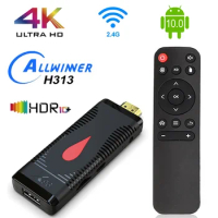 X96 S400 Smart tv box Allwinner h313 Android 10.0 HD 4K 4G WiFi media player 2GB 16GB TV Stick
