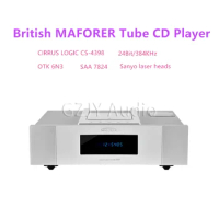British MAFORER SX7 Tube HiFi CD Player, Use CS4398 And SANYO Laser Heads, Multiple Function Output,CS4398 decode,Philips SAA782