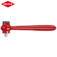 KNIPEX 98 42 Reversible Ratchet Wrench 1/2" Drive 1000V Insulated With Driving Square