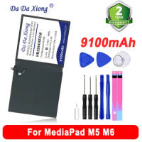 New Pattern 9100mAh Batteries For Huawei MediaPad M6 10.8 M5 LITE HB2994i8ECW + Accompanying tool