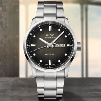 MIDO美度 官方授權 MULTIFORT M先鋒系列 機械腕錶 禮物推薦 畢業禮物 42mm/M0384301105100