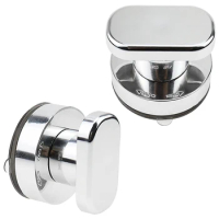 Suction Cup Handle Door 2 Pieces Suction Cup Handle Drawer Cabinet Fridge Door Glass Portable Mobility Handle