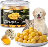 Freeze Dried Cat and Dog Treats Quail Egg Yolk Healthy Tasty Snacks for Cats Dogs Training Natural F