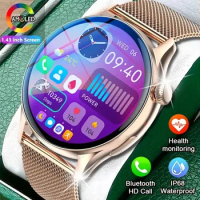 2024 New Smartwatch 1.43 Inch Full Screen Bluetooth Call Heart Rate Sleep Monitor Sports Models Smart Watch for Men Women