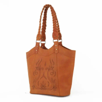 FREYA Tote Bag Tas Selempang Bahu Kulit Asli Wanita Crazy Horse