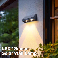 【Pengiriman Lokal】Hiberry Lampu Tenaga Surya Lampu Dinding Lampu Halaman Luar Ruangan Tahan Air Tama