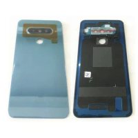 Original For LG G8S ThinQ LMG810 Glass Battery Back Cover LM-G810 LMG810EAW Door Rear Housing with Camera Lens Adhesive
