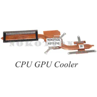CCDFBZAS005010 Radiator for ACER aspire A315-21 A315-21G laptop CPU GPU Cooling Cooler Heatsink