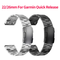 Titanium Alloy Watch Strap For Garmin Quick Release 26mm 22mm Metal band bracelet watch band for Fenix 6 6X 6XPro 5 5X 3