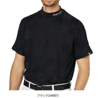 Tshirt Mock Shirt Golf FJ F**tJ*y Black For man Golf shirt Mock