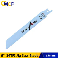 CMCP Jig Saw Blade S922BF HCS Jigsaw Blades for Wood and Metal Cutting Saber Saw Power Tool Saw Blade Reciprocating Saw Blades
