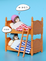 娃娃屋迷你可愛床模型ob11微縮臥室小家具場景食玩玩具擺件可拆分