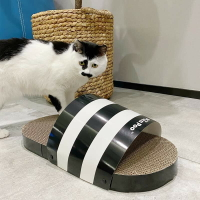 『台灣x現貨秒出』趣味拖鞋造型瓦楞紙貓抓板