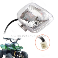 For Chinese ATV Quad Dirt Bike LYD Head Light Headlight w/ Bulb Wiring 50cc 70cc 90cc 110cc SUNL COOLSTER TAOTAO 12V