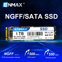 ENMAX M2 2280 SSD M.2 SATA 128GB 256GB 512GB 1TB HDD NGFF SSD 2242mm Disco Duro For Desktop Laptop 1TB M2 SATA HDD