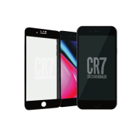 【PanzerGlass】iPhone 6+/6s+/7+/8+ 5.5吋 CR7 2.5D耐衝擊高透鋼化玻璃保護貼(黑)