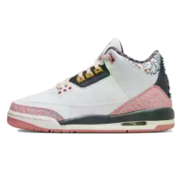 AIR JORDAN 3 RETRO WHITE RED STARDUST GS