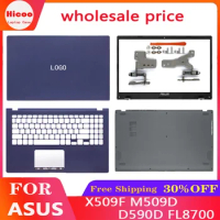 For Asus X509F M509D D590D FL8700 Aksesori Laptop Pengganti Cangkang Penutup Belakang Lcd/Bezel Depan/Sandaran Tangan/Bawah