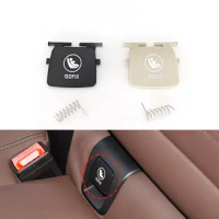 For BMW G01 Car Rear Child Seat Anchor ISOFix Cover Flap 52207474100 Auto Replacement Parts For BMW X3 X4 G02 Car Seat Covers
