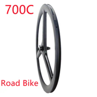 23MM Width 50MM Depth 700c Tri Spokes Road Wheel 3Spokes Wheels 700c Fixied Gear Wheel 3spokes Bike Track Wheel