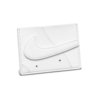 Nike 錢包 Icon Air Force 1 Card Wallet 白 皮革 卡片夾 皮夾 N100973817-6OS