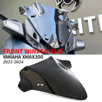 MKLIGHTECH For YAMAHA XMAX300 Xmax 300 2023-2024 XMAX 300 Motorcycle Front Windshield Acrylic Windscreen Wind Deflectors
