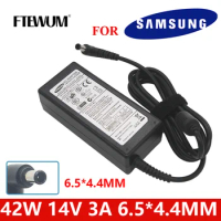 FTEWUM 14V 3A 42W 6.5*4.4mm Adapter for laptop AC Charger For Samsung LCD Monitor BX2235 S22A100N S1