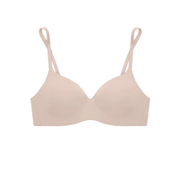 BRALESS เสื้อชั้นในไม่มีโครง Seamless Fit รุ่น Pretty Perfect  รหัส SBU9800CD สีเนื้อเข้ม