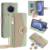 New Magnetic Flip Lanyard Phone Case Suitable for OPPO Ace2 Reno 8T 7 A55-A56 5G 8T 7 6 4G A16 5 Lite Find X5 Pro A74 A57S