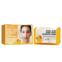 100g Kojic Acid Soap with Vitamin C E/Retinol/Turmeric/Olive Oil Vitamin C Handmade Soap Gentle and Skin-Friendly Vitamin C Soap