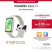 【6.6 | TOP 1】HUAWEI Band 11 Series | 1.62”AMOLED Display | Enhanced Sleep Tracking | Heart Health Ma